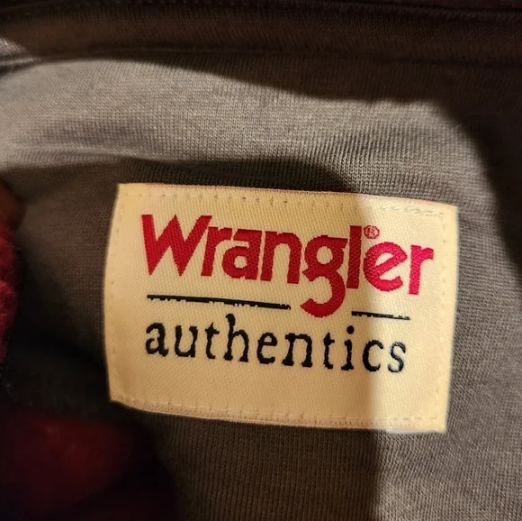 Wrangler NWT Womems Buffalo Plaid Sherpa Sweater 1/4 Zip Size XL - Picture 6 of 14